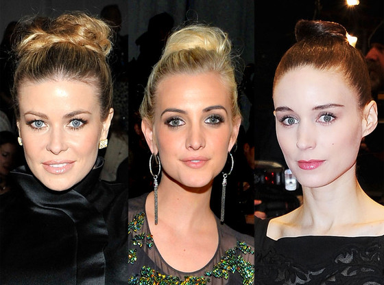 Top Knot: Carmen Electra, Ashlee Simpson, Rooney Mara Top Knot: Carmen Electra, Ashlee Simpson, Rooney Mara